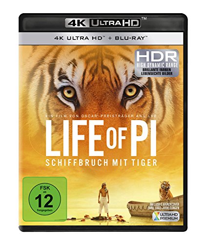 Life of Pi - Schiffbruch mit Tiger  (4K Ultra HD) (+ Blu-ray)
