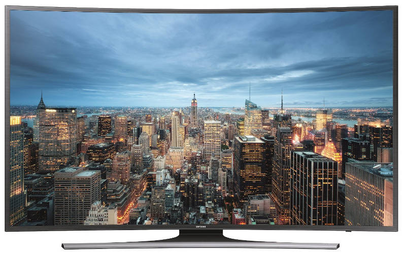 Samsung JU6550 101 cm (40 Zoll) Curved Fernseher (Ultra HD, Triple Tuner, Smart TV)
