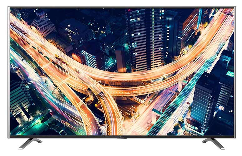 TCL U65S7906 165 cm (65 Zoll) Fernseher (Ultra HD, Triple Tuner DVB-T2 HEVC H.265, Smart TV)
