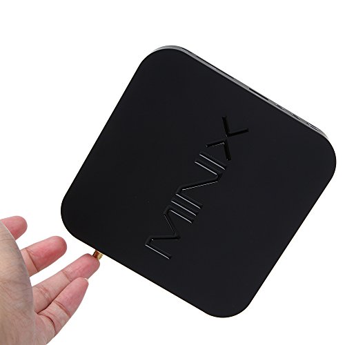 MINIX NEO X8-H Android 4.4 Quad Core Streaming 4K 2K UHD Smart Mini TV Box, TV Media-Player, Media-Streamer, Online Smart TV Box , Mini PC 16GB XBMC mit eingebautem WLAN und aufladbarem Lithium-Akku samt HDMI Unterstützung und Fernbedienung